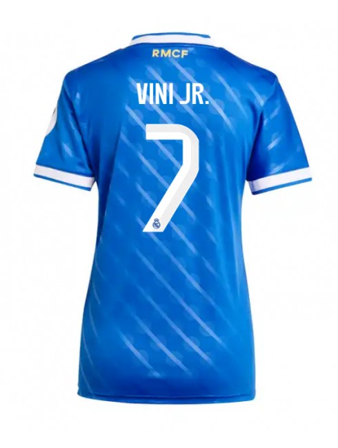 Real Madrid Vinicius Junior #7 Zenski Rezervni Dres 2025-26 Kratak Rukavima Real Madrid Vinicius Junior #7 Zenski Rezervni Dres 2025-26 Kratak Rukavima